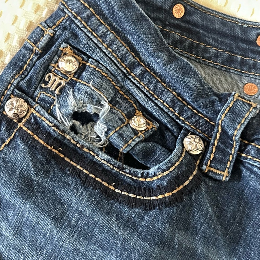 Miss Me Dark Blue Boot Cut Women's Jeans - Picture 6 of 8